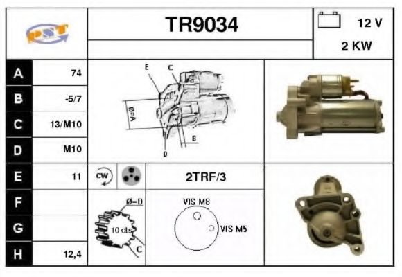 Стартер SNRA TR9034