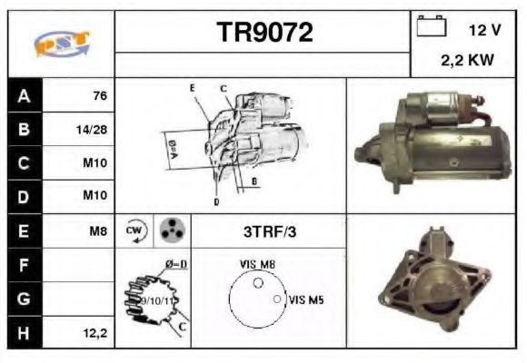 Стартер SNRA TR9072