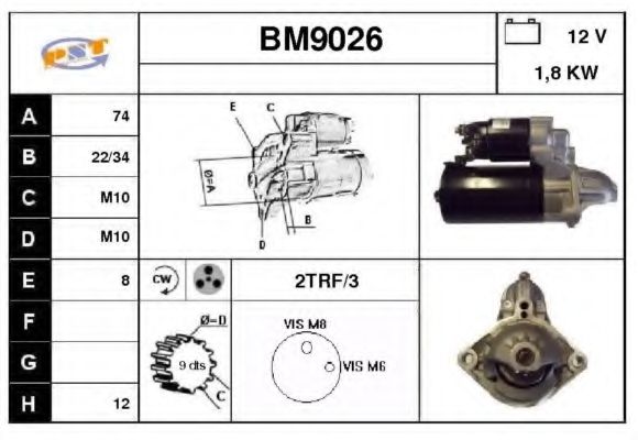 Стартер SNRA BM9026