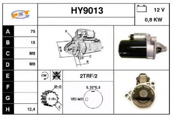 Стартер SNRA HY9013