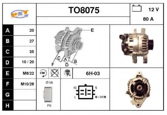 Генератор SNRA TO8075