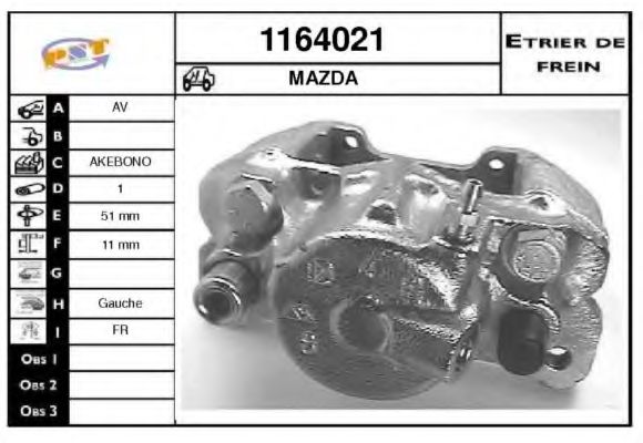 Тормозной суппорт BUDWEG CALIPER 34328