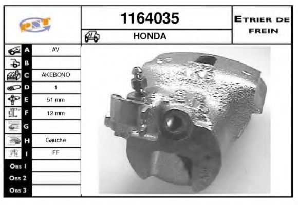 Тормозной суппорт BUDWEG CALIPER 34678