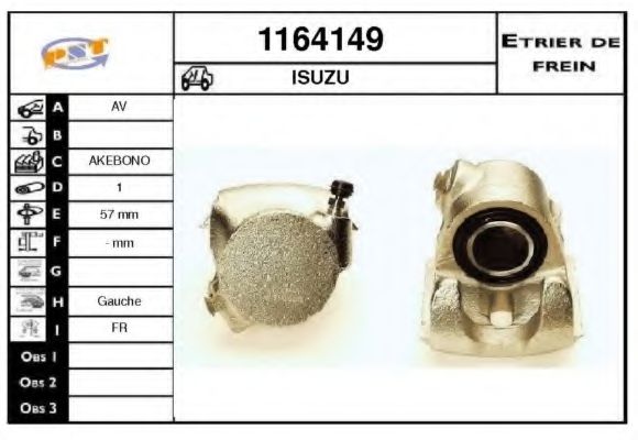 Тормозной суппорт BUDWEG CALIPER 34080