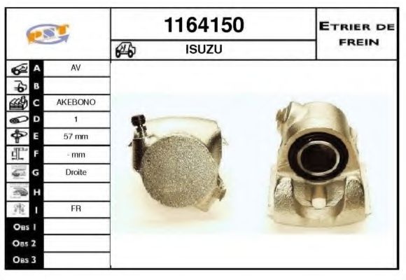 Тормозной суппорт BUDWEG CALIPER 34081