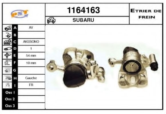 Тормозной суппорт BUDWEG CALIPER 34962