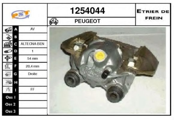 Тормозной суппорт BUDWEG CALIPER 341299