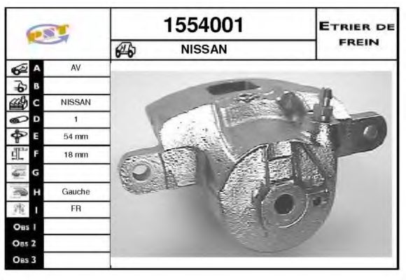 Тормозной суппорт BUDWEG CALIPER 341378