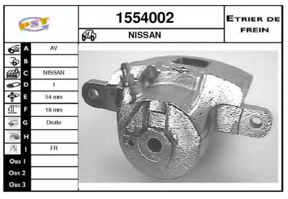 Тормозной суппорт BUDWEG CALIPER 341379