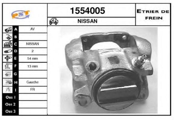 Тормозной суппорт BUDWEG CALIPER 34472