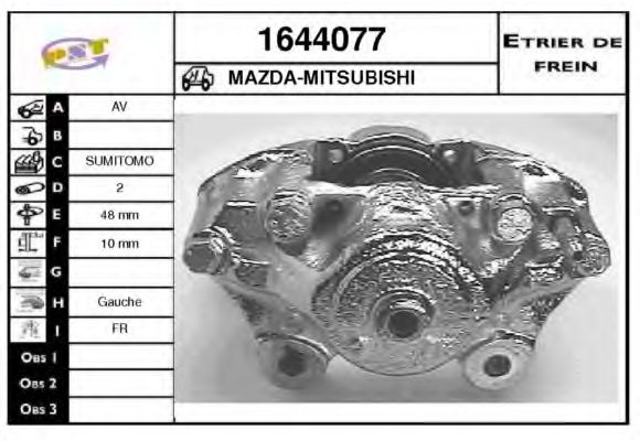 Тормозной суппорт BUDWEG CALIPER 34326