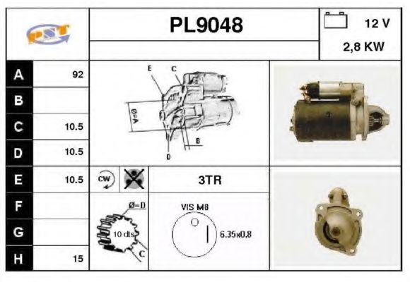 Стартер LUCAS ELECTRICAL 26404