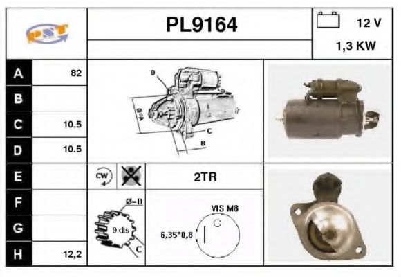 Стартер SNRA PL9164