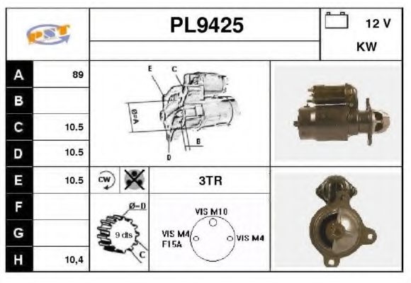 Стартер SNRA PL9425