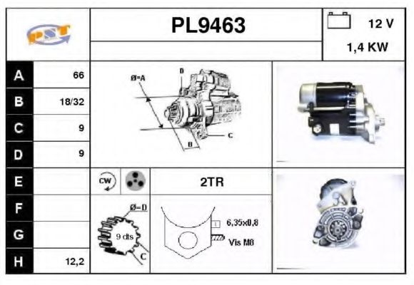 Стартер ELSTOCK 25486