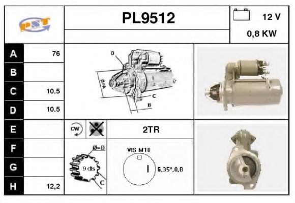 Стартер SNRA PL9512