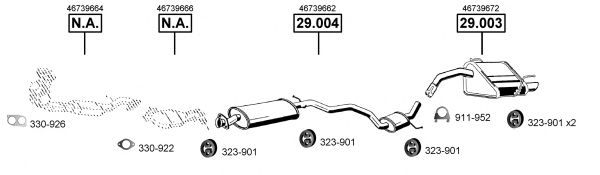 Система выпуска ОГ ASMET AL290340