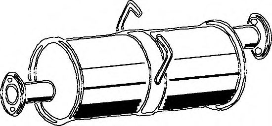 Глушитель выхлопных газов конечный ASMET 28006