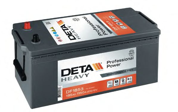 Стартерная аккумуляторная батарея; Стартерная аккумуляторная батарея DETA DF1853