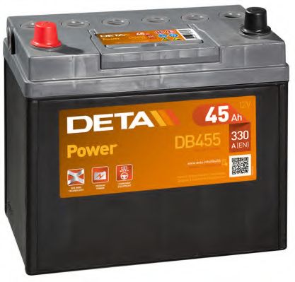 Стартерная аккумуляторная батарея; Стартерная аккумуляторная батарея DETA DB455