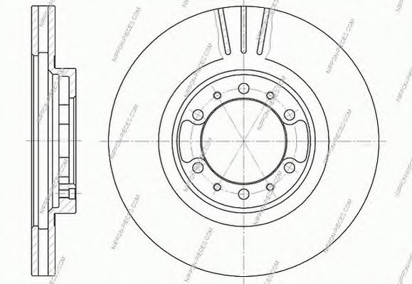 Тормозной диск NPS DF3118