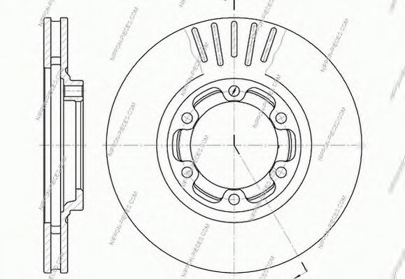 Тормозной диск NPS 17001