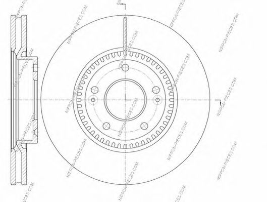 Тормозной диск NPS 600HH23