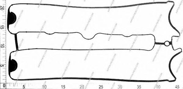 Прокладка, крышка головки цилиндра NPS D122O00