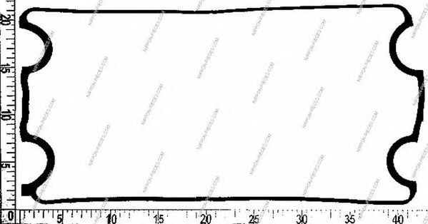 Прокладка, крышка головки цилиндра NPS H122A26