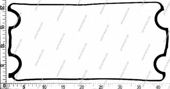 Прокладка, крышка головки цилиндра NPS GP412