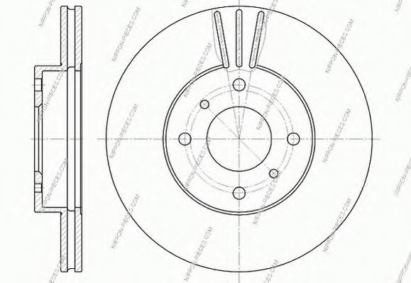 Тормозной диск NPS 09525420