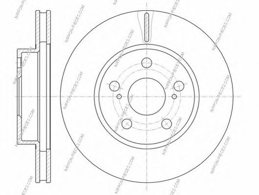 Тормозной диск NPS 17610