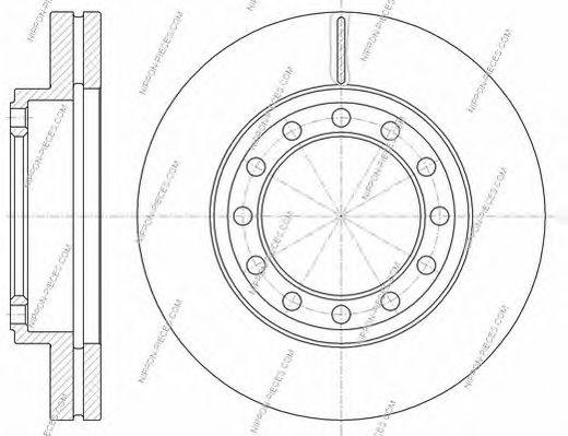 Тормозной диск NPS I330U22