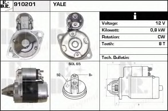 Стартер EDR 910201