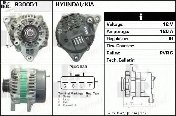 Генератор EDR 930051