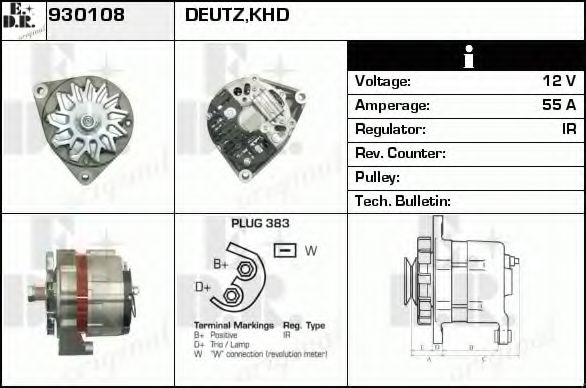 Генератор EDR 930108