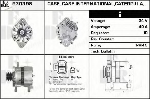 Генератор EDR 930398