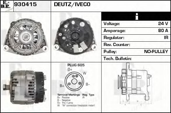 Генератор EDR 930415