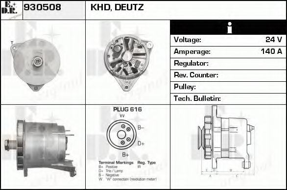 Генератор EDR 930508