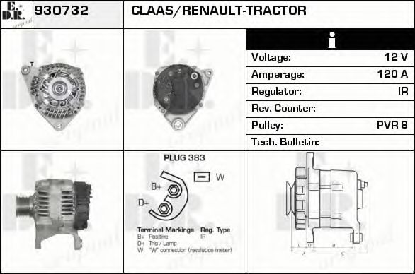 Генератор EDR 930732