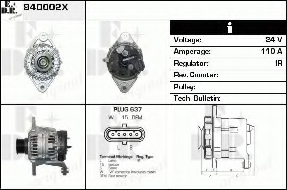 Генератор EDR 940002X