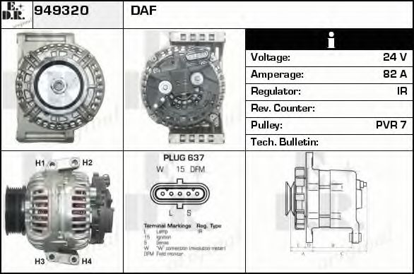 Генератор EDR 949320