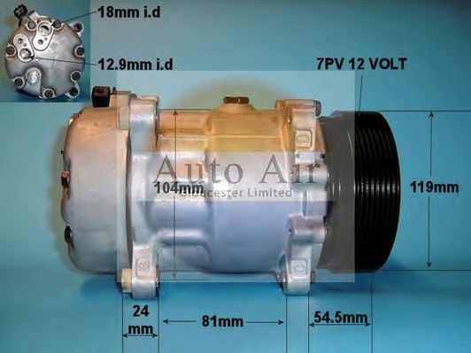 Компрессор, кондиционер AUTO AIR GLOUCESTER 14-0028
