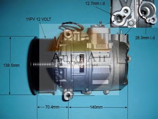 Компрессор, кондиционер AUTO AIR GLOUCESTER 14-0311