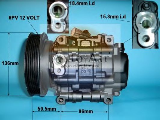 Компрессор, кондиционер AUTO AIR GLOUCESTER 14-0332R