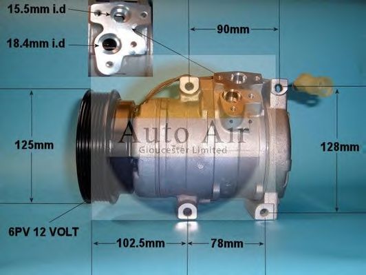 Компрессор, кондиционер AUTO AIR GLOUCESTER 14-1012
