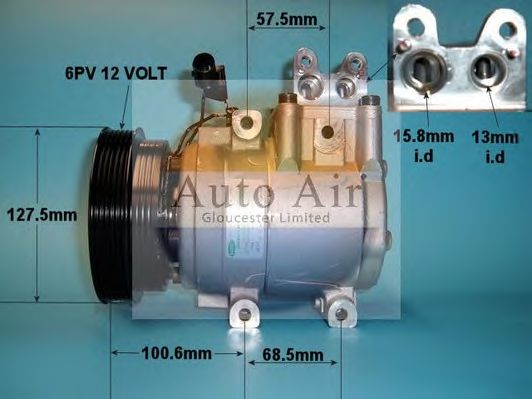 Компрессор, кондиционер AUTO AIR GLOUCESTER 14-1040