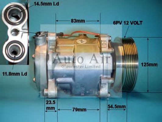 Компрессор, кондиционер AUTO AIR GLOUCESTER 14-1121