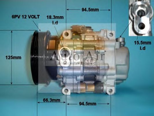 Компрессор, кондиционер AUTO AIR GLOUCESTER 14-1171