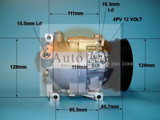 Компрессор, кондиционер AUTO AIR GLOUCESTER 14-1175